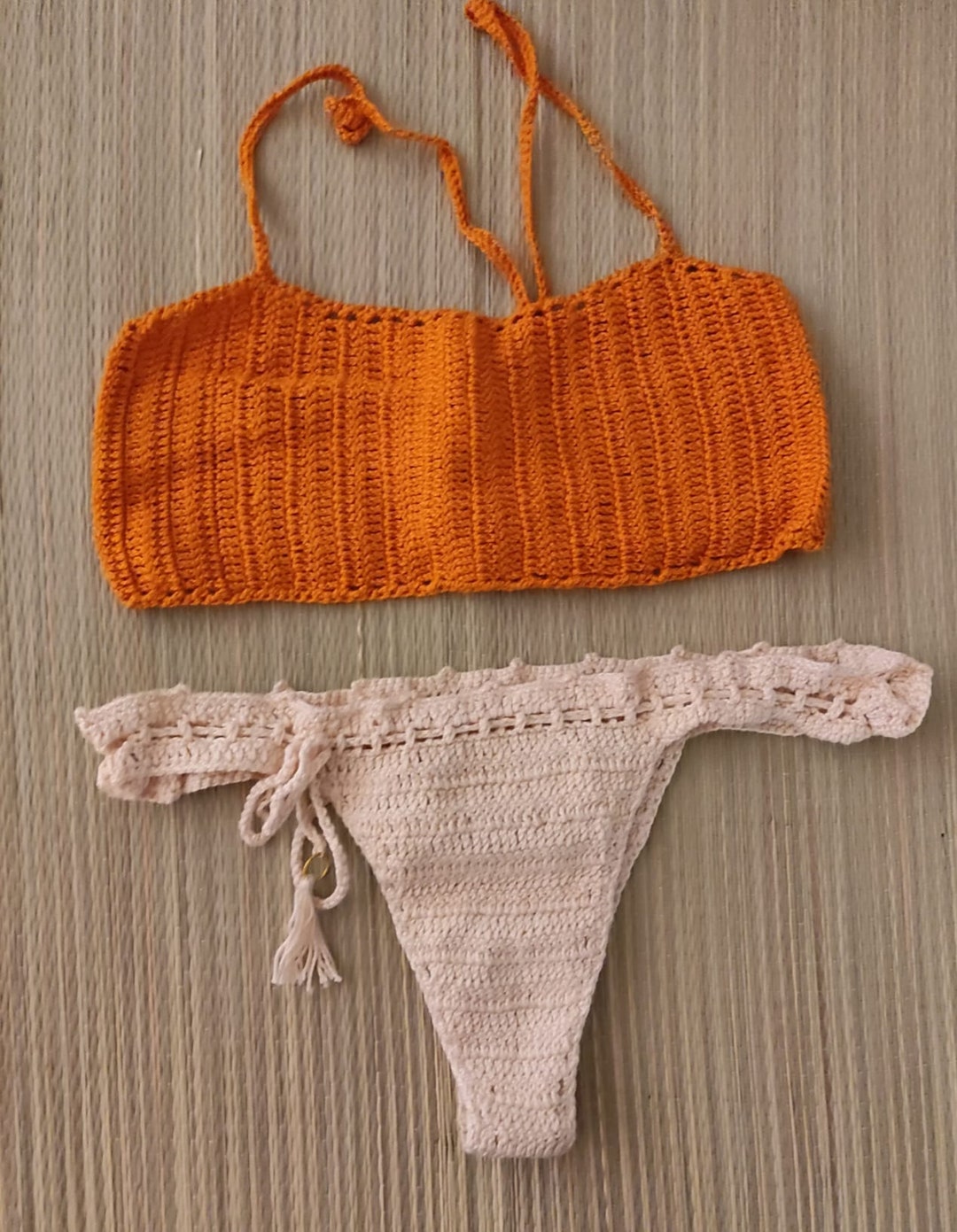 Brazilian Bikini Handmade Crochet Swimsuit Set Etsy