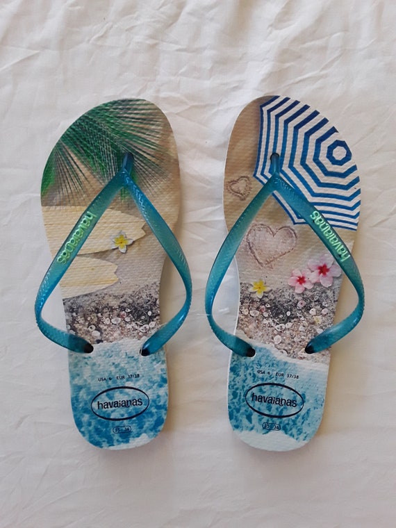 Havaianas slim paisage flip flops hotsell