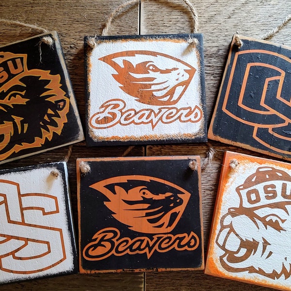 Oregon State Beavers sign on reclaimed wood/ college/ University/ Football/sports team