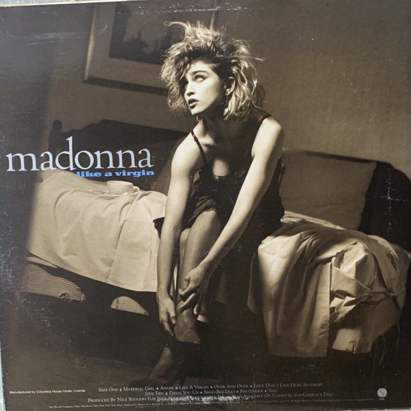 MADONNA Like A Virgin LP Vinyl Record 1984 W1-25157 Columbia house edition