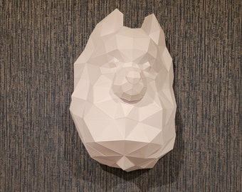Spitz in 3D-papiercraft. Bouw je eigen papieren sculptuur vanuit een PDF-download