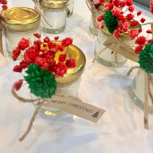 Cadeaux de bougies 100 % soja pour vos invités, cadeaux de bougies de mariage dans des bocaux en verre, cadeaux de fête prénatale, cadeaux de mariage rustiques