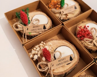 10 PCS Wedding Gifts for Guests, Bulk Wooden Tealight Favors, Teagliht Holder, Rustic Wedding Gifts, Baby Shower Gifts, Thank You