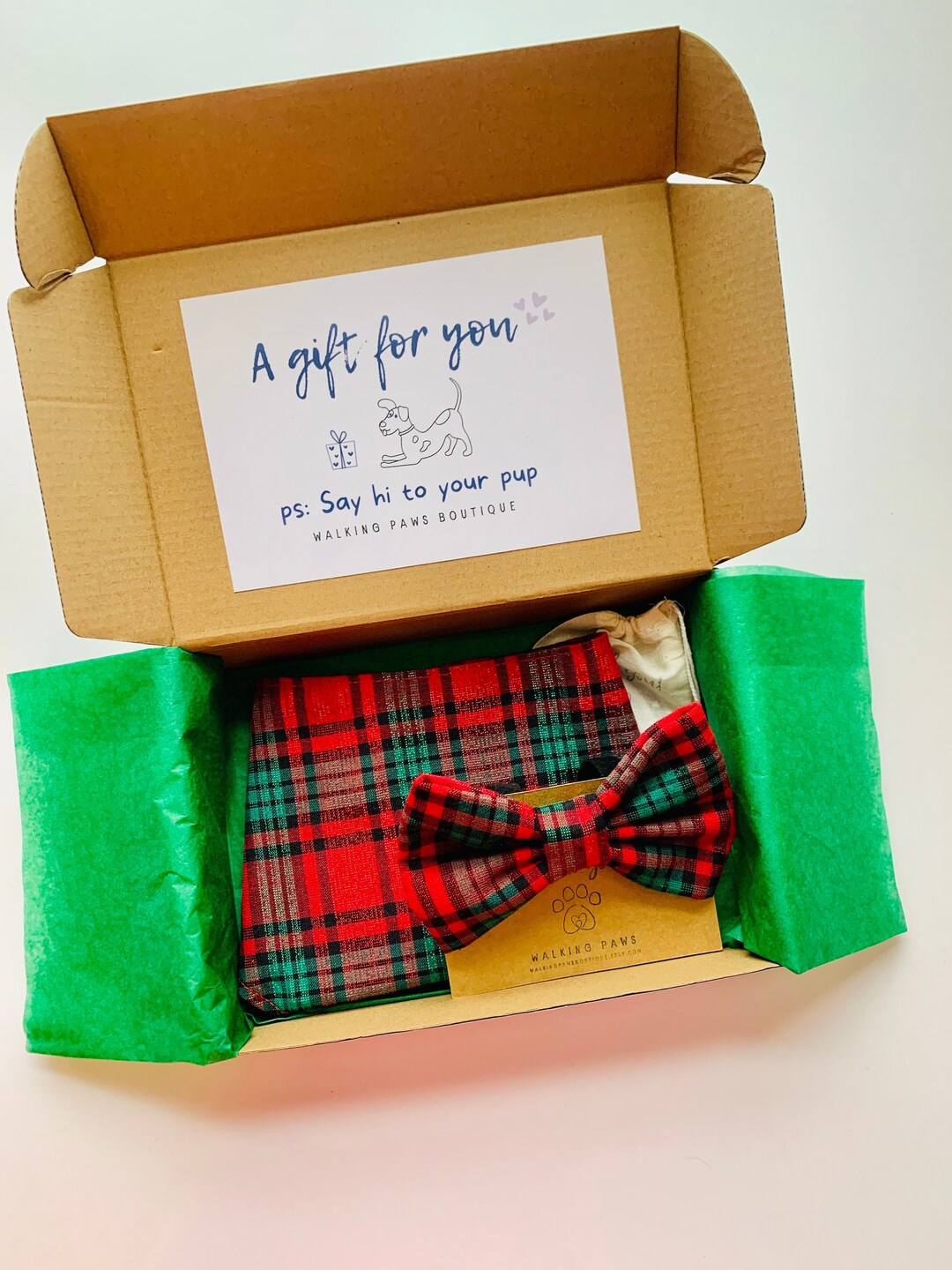 Holiday Gift Box for Dog Lovers Custom Bandana and Matching Etsy