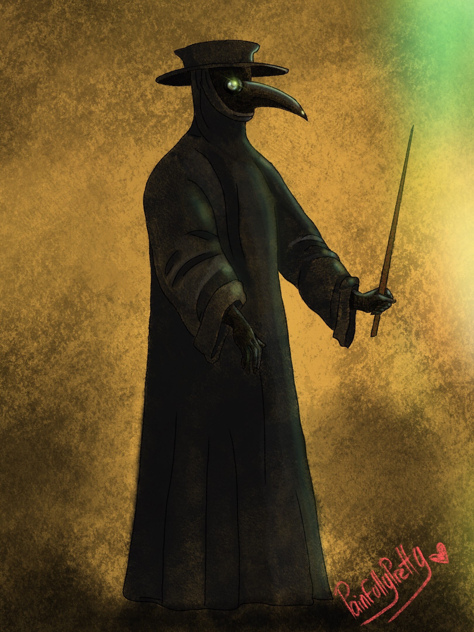 8x10 Plague Doctor Print - Etsy