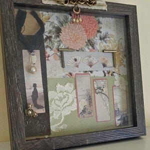 Japanese themed shadowbox
