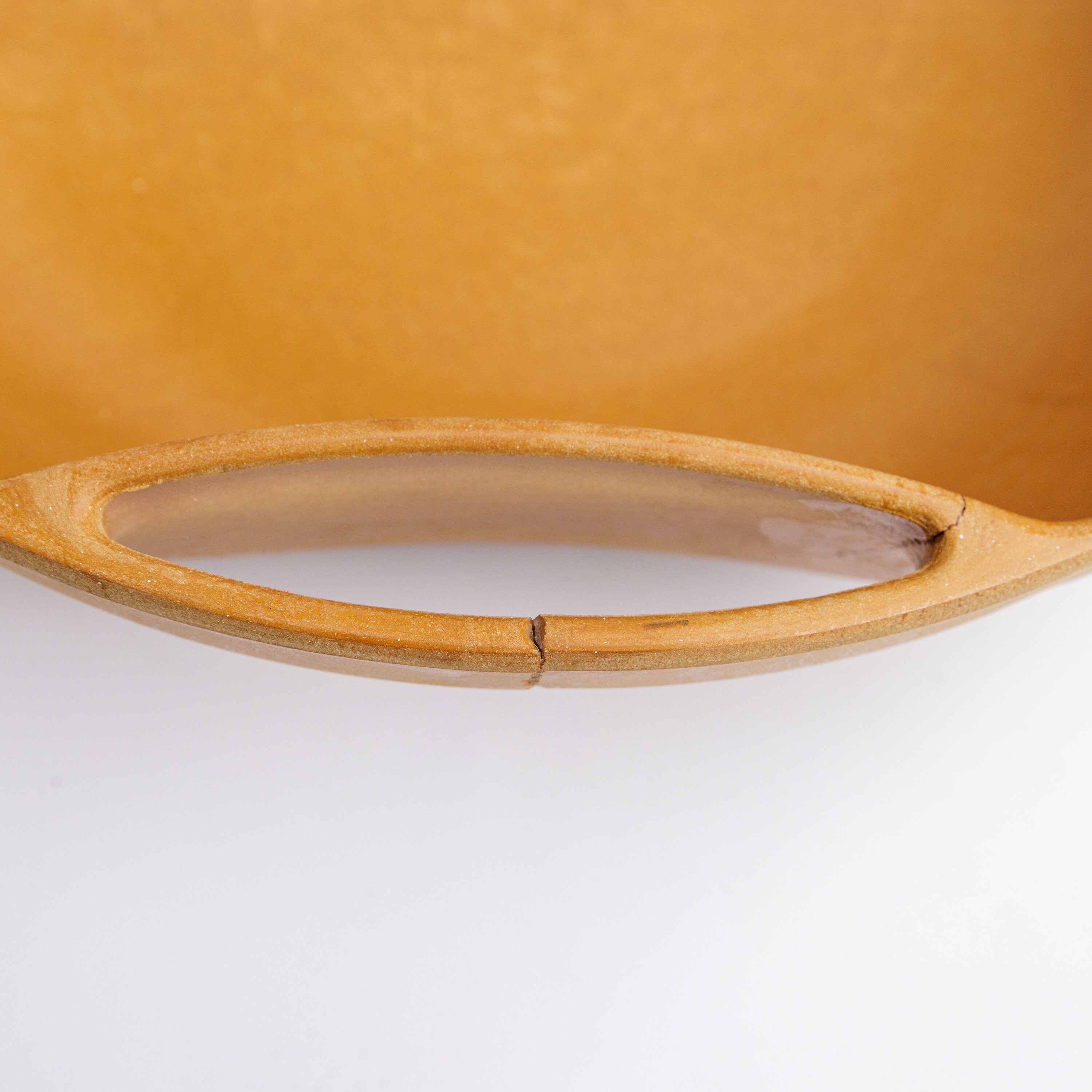 Ellinger Agatized Wood Salad Bowl Set. Midcentury 195060s Vintage. 110 Large Serving Bowl With