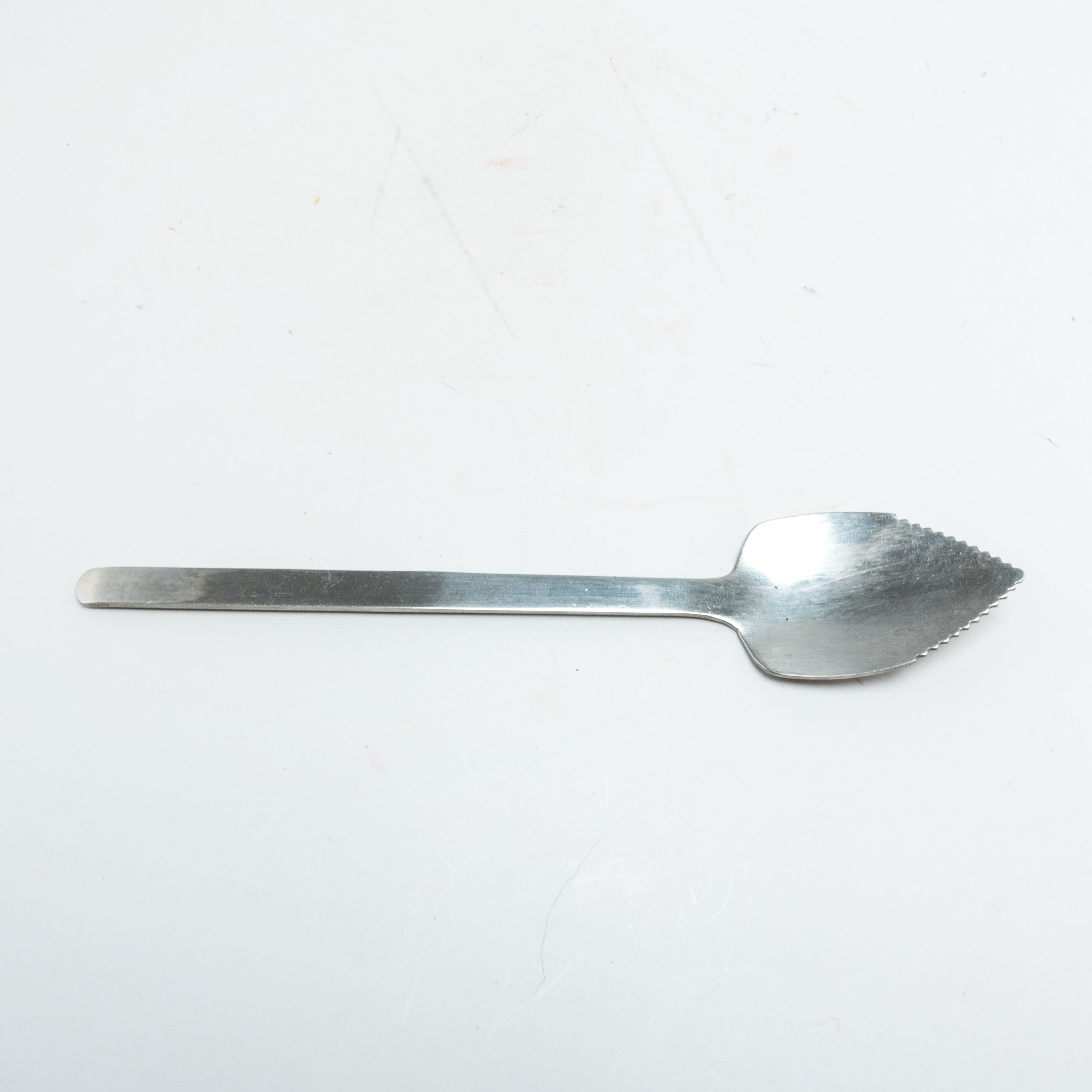 Stainless Steel Grapefruit Spoon. Serrated Spade Shaped Spoon. Etsy