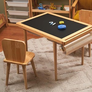 Wood Sensory Table, Activity Table with Storage, Birthday Gift for Kids and Toddlers, Indoor Water Table, Sensory Bin Table, Christmas Gift