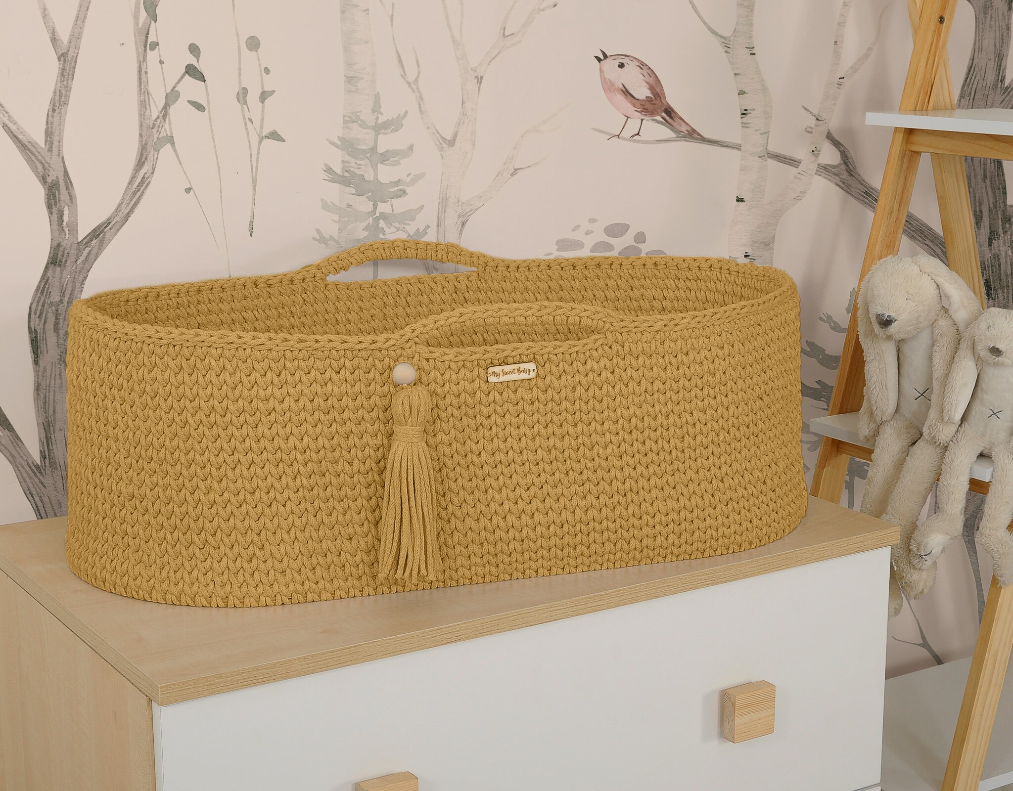 Handmade/handmade Moses Basket With Etsy UK