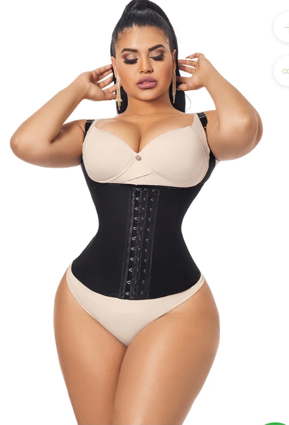 Orchid Faja Post-Surgical Stage 3 / Ribbed/Corset #2029 – Ruby