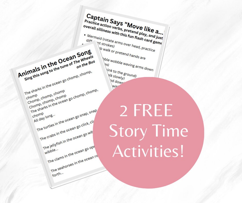 Printable Ocean Flashcards for Teachers, Librarians, Caregivers With 2 ...