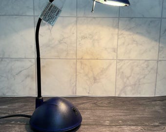 VINTAGE Lampe de bureau halogène Todd Oldham pour dortoir, bleu, 2001