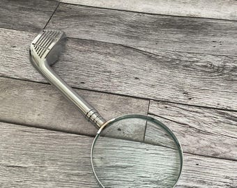 Golf Club Magnifier Magnifying Glass Silver 7L X 2.5D