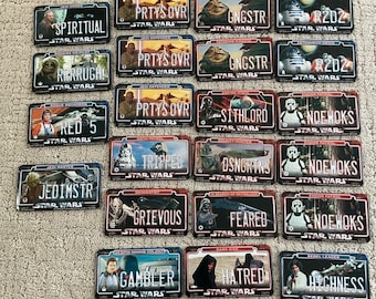 Plaques métalliques Star Wars TOPPS POWER PLAQUES Saga Common Chaser variante 22