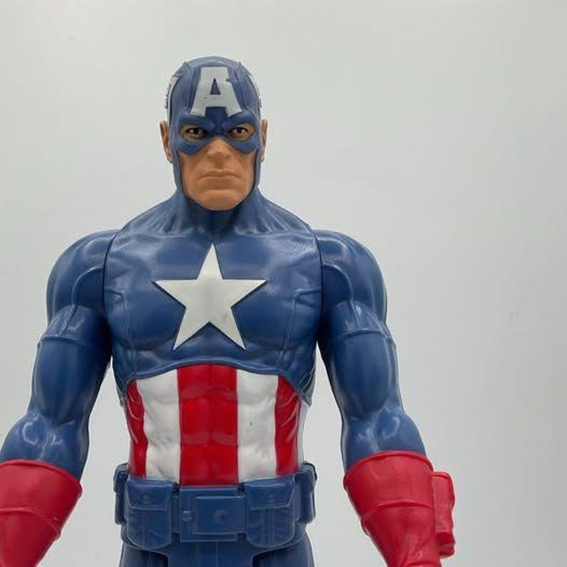 Captain America 11.5 inch Action Figure.Hasbro.EUC image 7