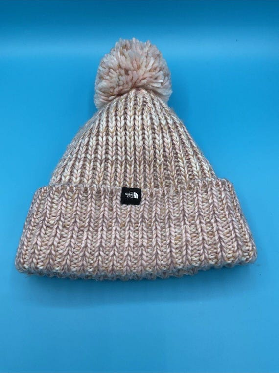 The North Face Lined Cozy Chunky Beanie Kids Pinkish Fleece  display picture 3