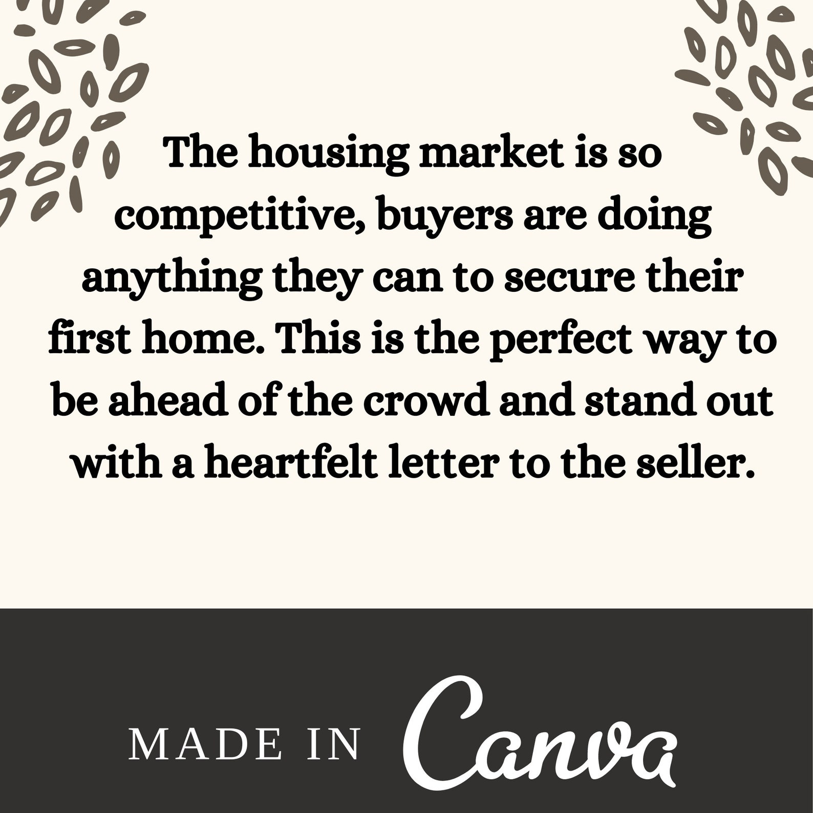 Editable Home Buyer Letter Template, Real Estate Love Letter Template