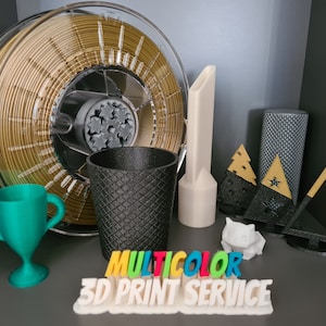 Serviço de impressão 3D multicolorida