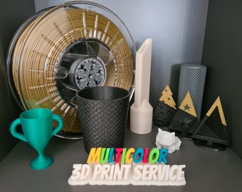 Service d’impression 3D multicolore