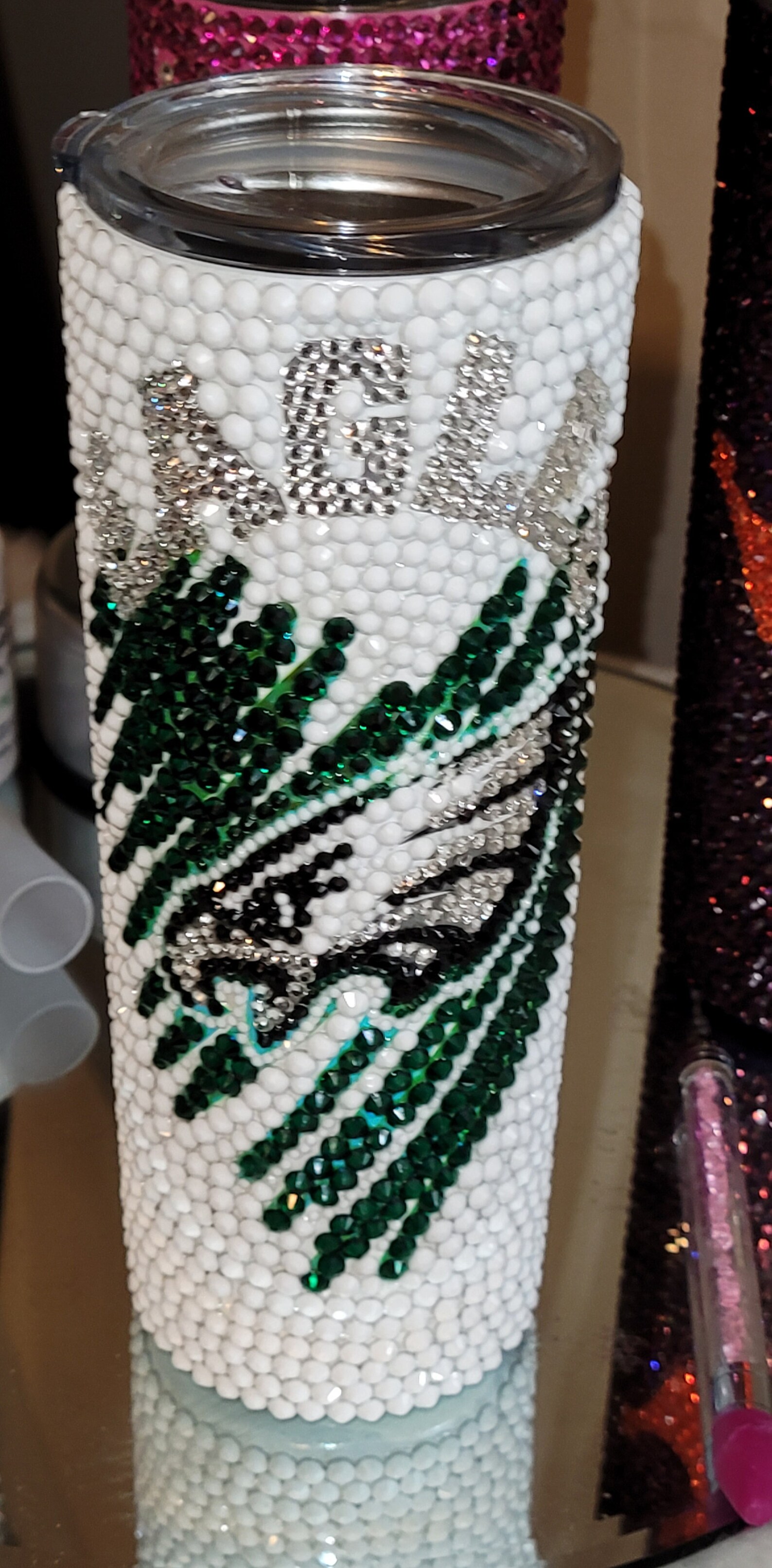 Philadelphia Eagles 20oz Rhinestone - Etsy