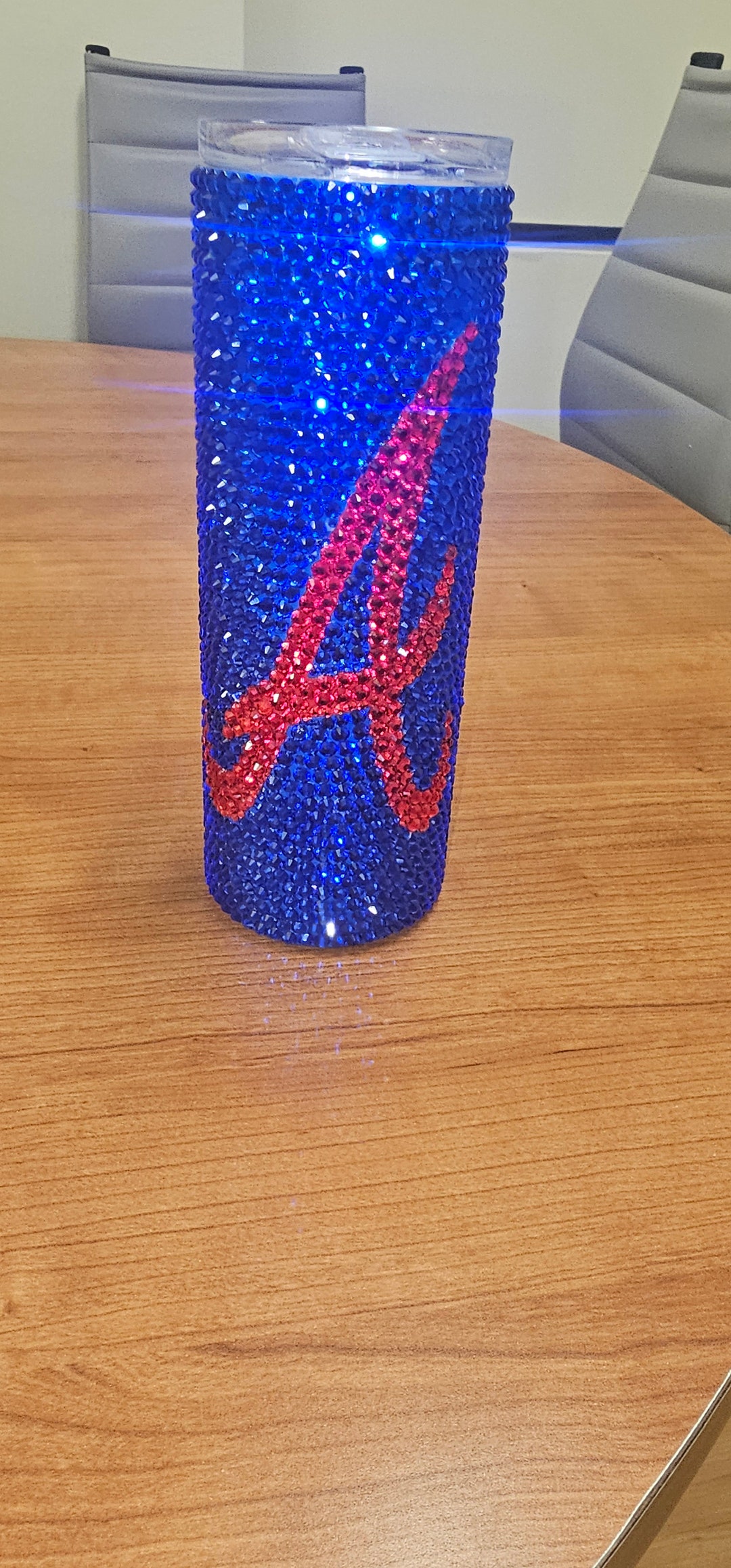 20oz Atlanta Braves Rhinestone Tumbler - Etsy