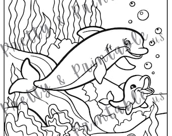 520 Collections Dolphin Coloring Pages Pdf  Latest