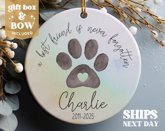 Pet Memorial Gift, Memorial Ornament, Custom Ornament, Pet Memorial, Christmas Ornaments, Custom Pet Ornament #3