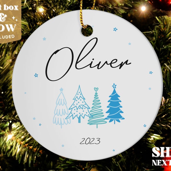 Baby Boy First Christmas Ornament 2022 Etsy