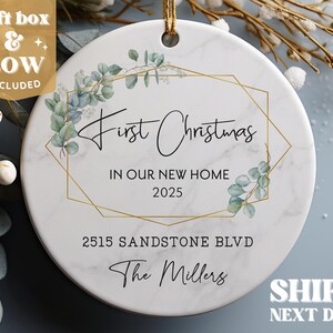 First Home Ornament - First Christmas New Home Ornament 2024 - Our First Home Ornament #9