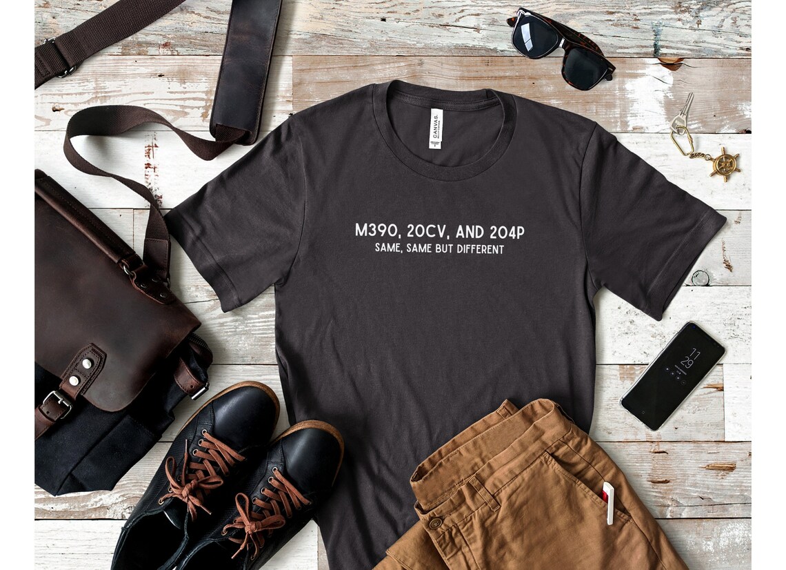 Knife Tshirt Knife Steels Shirt, Same Same, but Different Unisex Tee