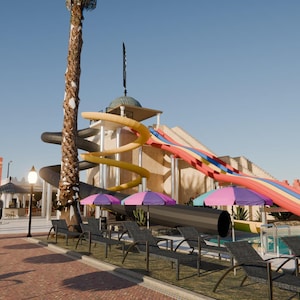 FiveM-kaart voor RP-servers · Kust van Del Perro · v1.0.0 Riad al Bahr · رياض البحر Aqua Park