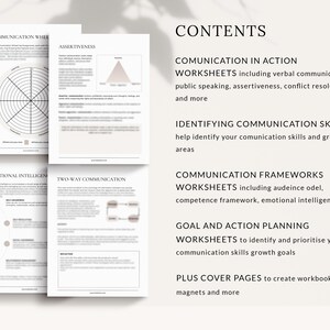 Communication Skills Worksheets, Canva Templates, Therapy Tools, Communication Coach, Communication Worksheets, Communication Exercises
