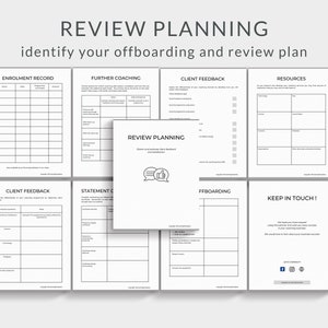 Coaching Planner, Coaching Business Planner Template Canva, life coach planner, coaching toolkit, coaching workbook, business coach planner