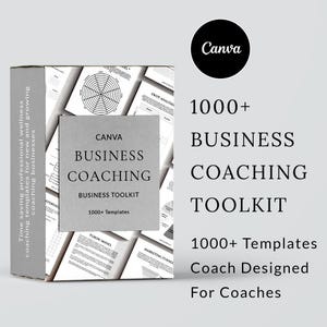 Business Coaching Templates Bundle, Canva Templates, Coaching Business, Business Coaching Bundle,  Business Coach, Coaching Worksheets