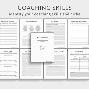 Coaching Planner, Coaching Business Planner Template Canva, life coach planner, coaching toolkit, coaching workbook, business coach planner