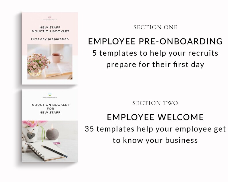 Editable Employee Handbook Canva Templates, New Hire Onboarding (US ...