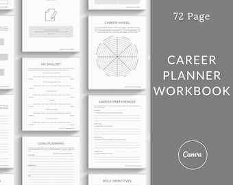 Career Planner, Career Plan template, Career Planning tools, Career Coaching, Professional Development Plan, Career Path, Career Change