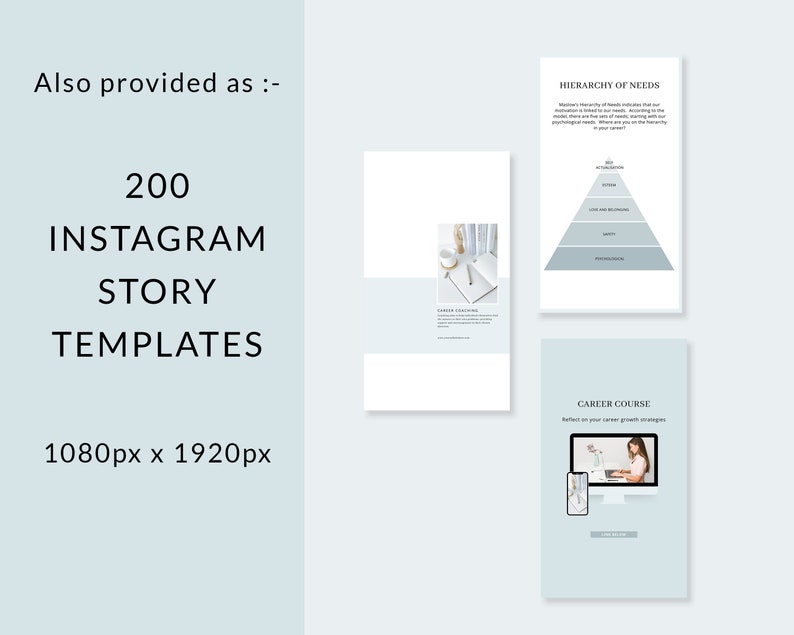 Career Coach Instagram Templates, Career Coaching Canva Templates, Career Coach Instagram Templates, Canva Social Media Kit Coaching, New Post, Square and Story
