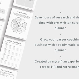 Printable Career Plan Workbook, Career Plan printable, Career Planning tools, Career Coaching printable pdf, Career Toolkit, Career Change