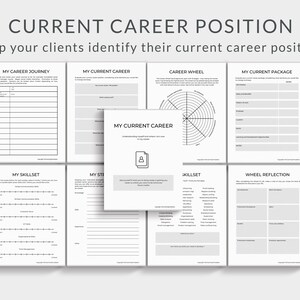 Printable Career Plan Workbook, Career Plan printable, Career Planning tools, Career Coaching printable pdf, Career Toolkit, Career Change