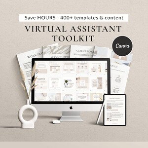 Virtual Assistant Templates Bundle, VA Social Media, Canva Templates, Content Ideas Instagram Posts