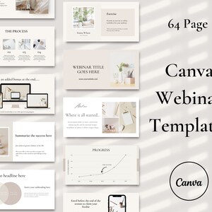 Coaching Webinar Template, Life Coaching Presentation Template, Coaching Slide Deck Template, Coach Webinar Canva Templates Coach Slide Deck