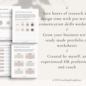 Communication Skills Worksheets, Canva Templates, Therapy Tools, Communication Coach, Communication Worksheets, Communication Exercises