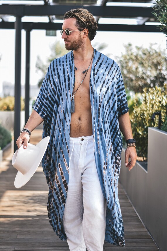 Diego Boho Kimono / Kimono for Men / Cape / Bohemian Outfit / - Etsy