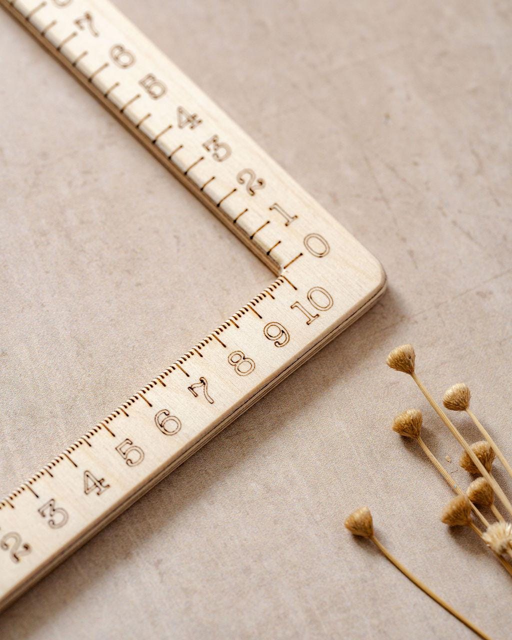 Birch Plywood Tension Ruler: 4 Inch Knitting Gauge - Etsy