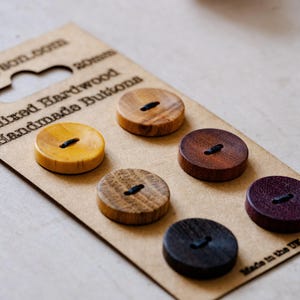 Various Buttons, Handmade & Full Range of Sizes