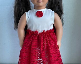 18 inch Doll Dress Wedding/Formal Dress Long Dress for American Girl & OG Dolls