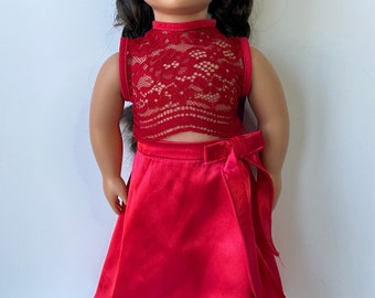 18 inch Doll Dress Wedding/Formal Dress Long Dress for American Girl & OG Dolls