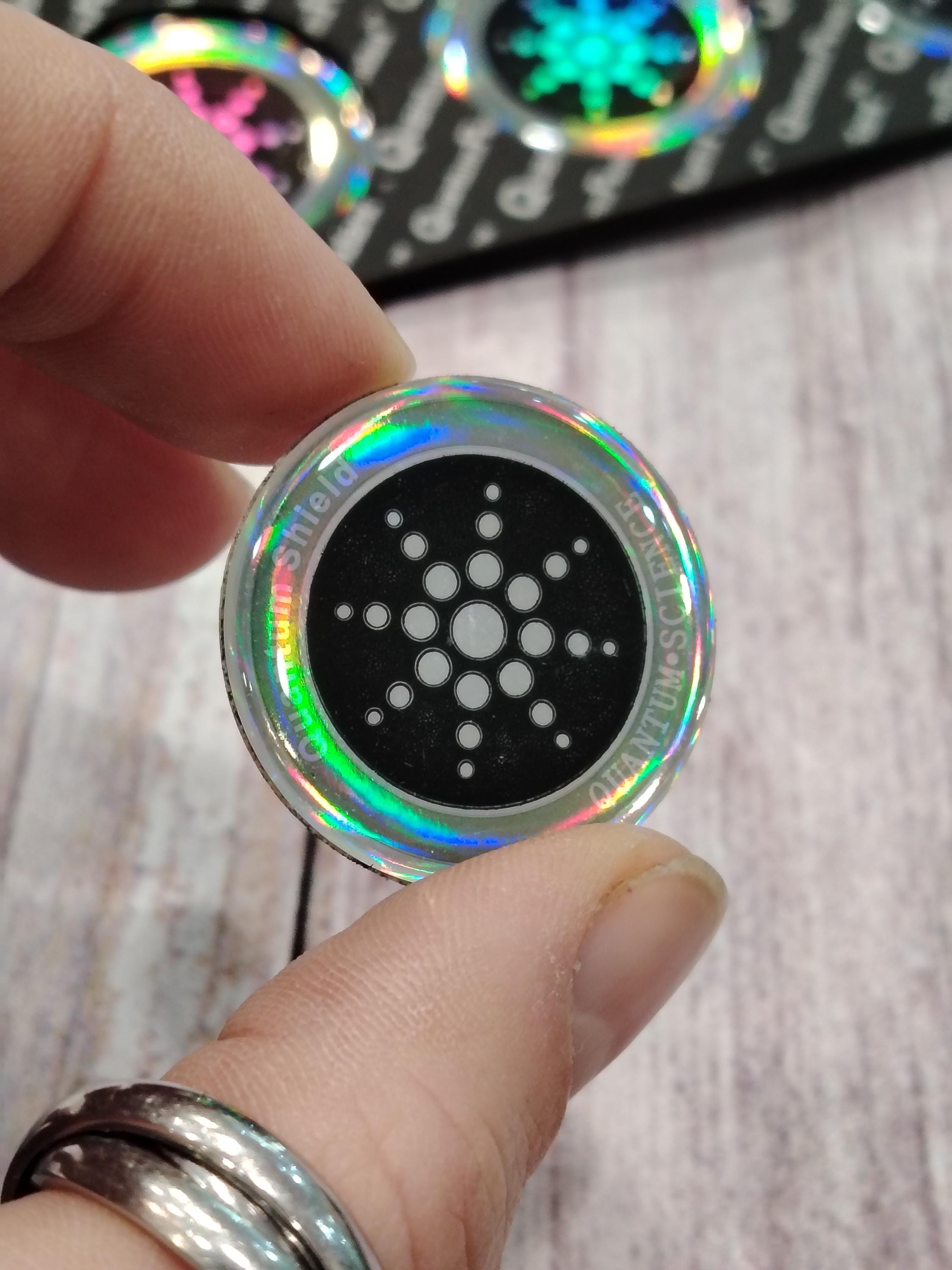 Quantum Shield Cell Phone Sticker, 6 pcs. Protects against radiation and 5G. Also applicable to PCs, modems and other electronic devices
